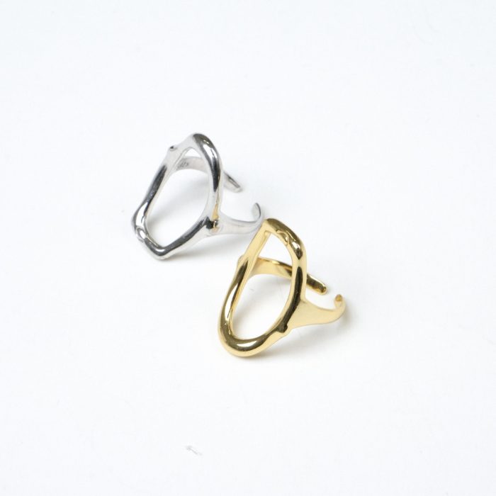 Кольцо перстень серебро 925 в виде буквы О