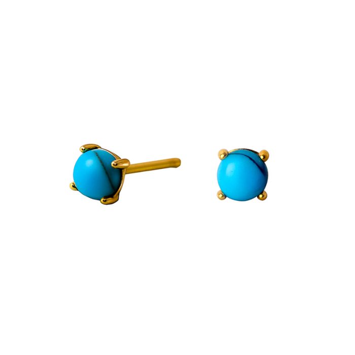 Серьги гвоздики Turq Studs