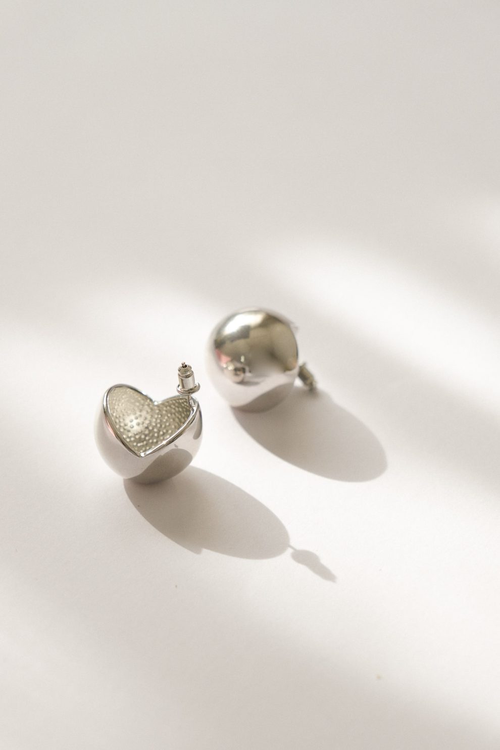 Серьги гвоздики полусфера