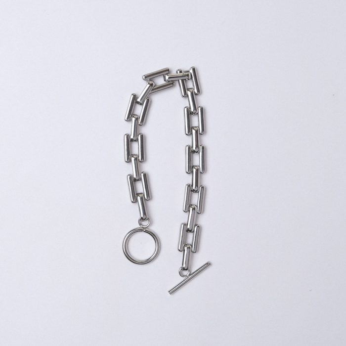 браслет из цепи ( средний) в серебре