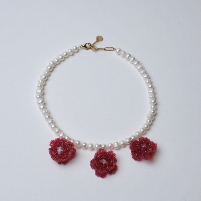 Чокер Red Flowers