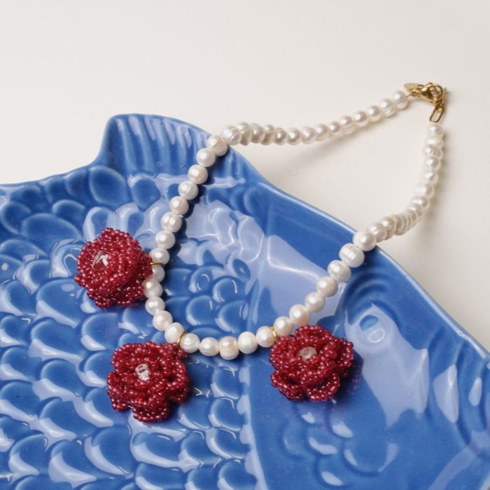 Чокер Red Flowers