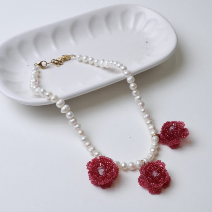 Чокер Red Flowers