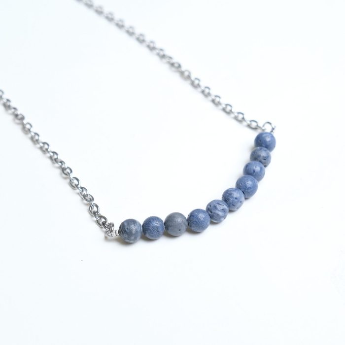 подвеска blue sponge quartz