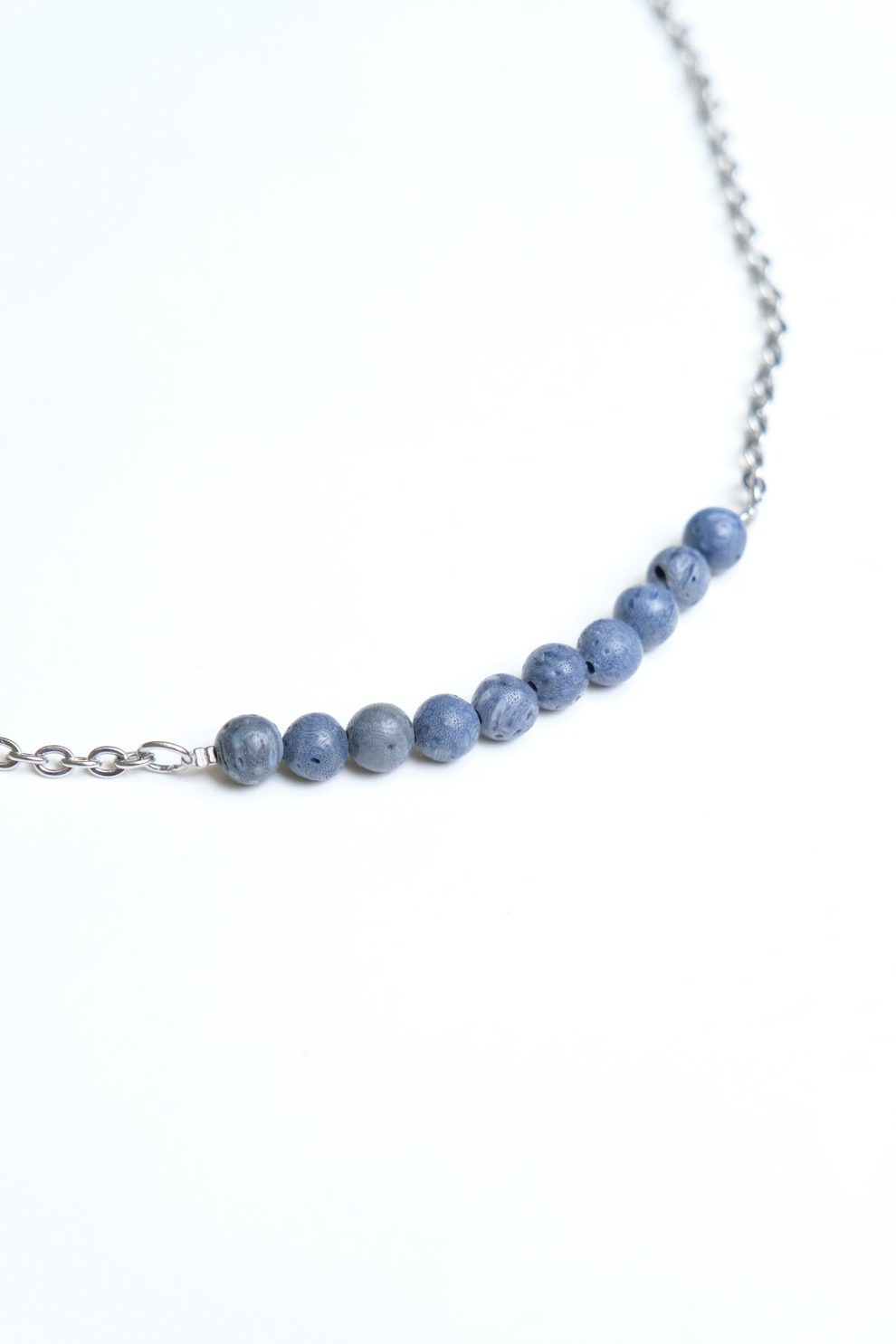 подвеска blue sponge quartz