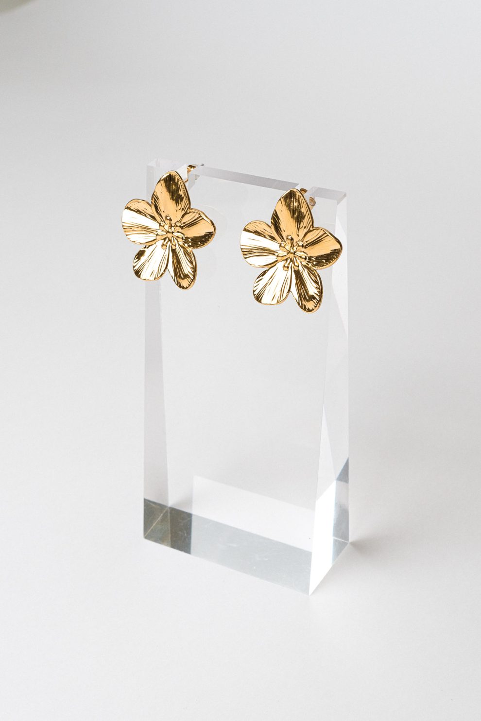 Серьги big flowers
