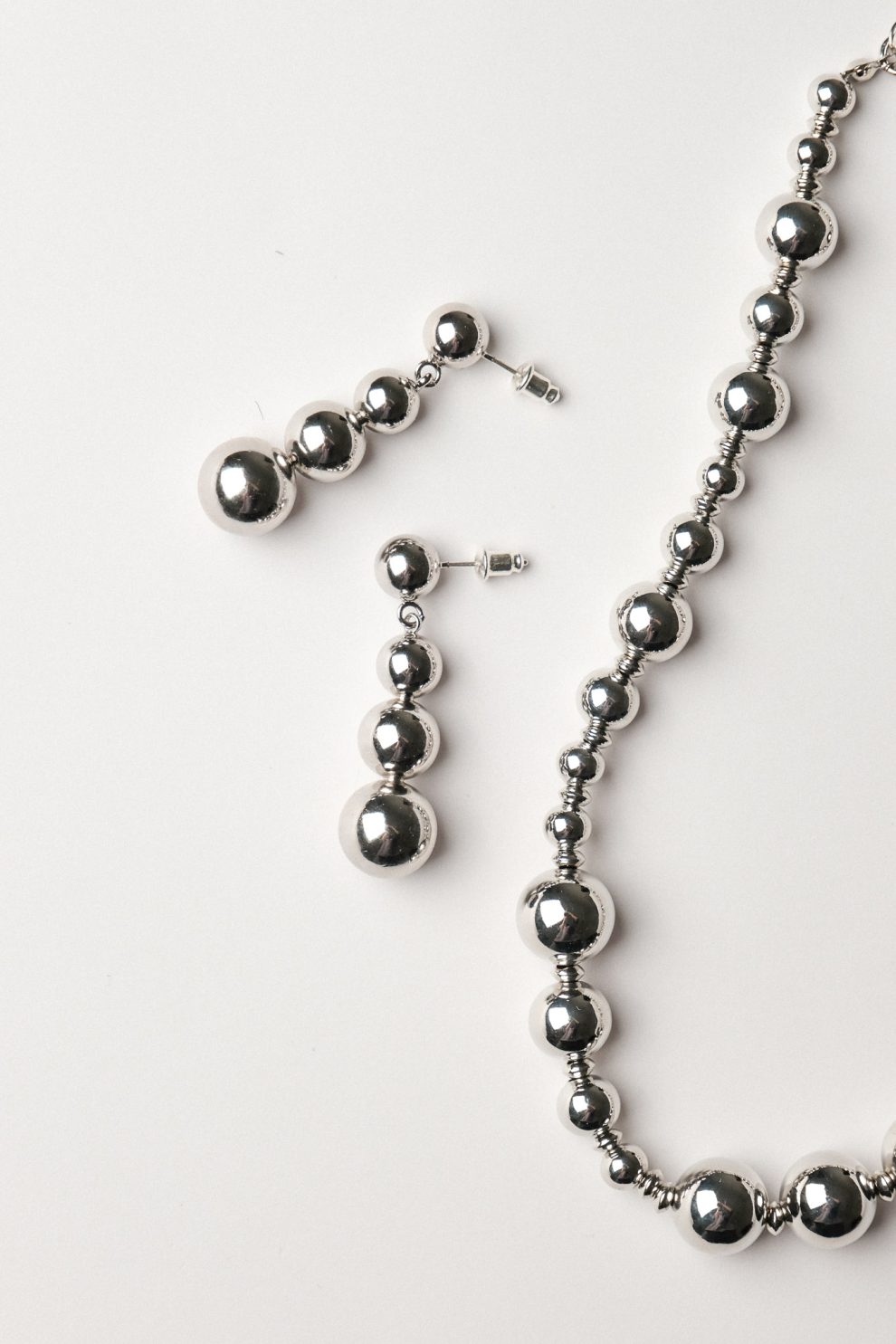 Серьги гвоздики snowman S