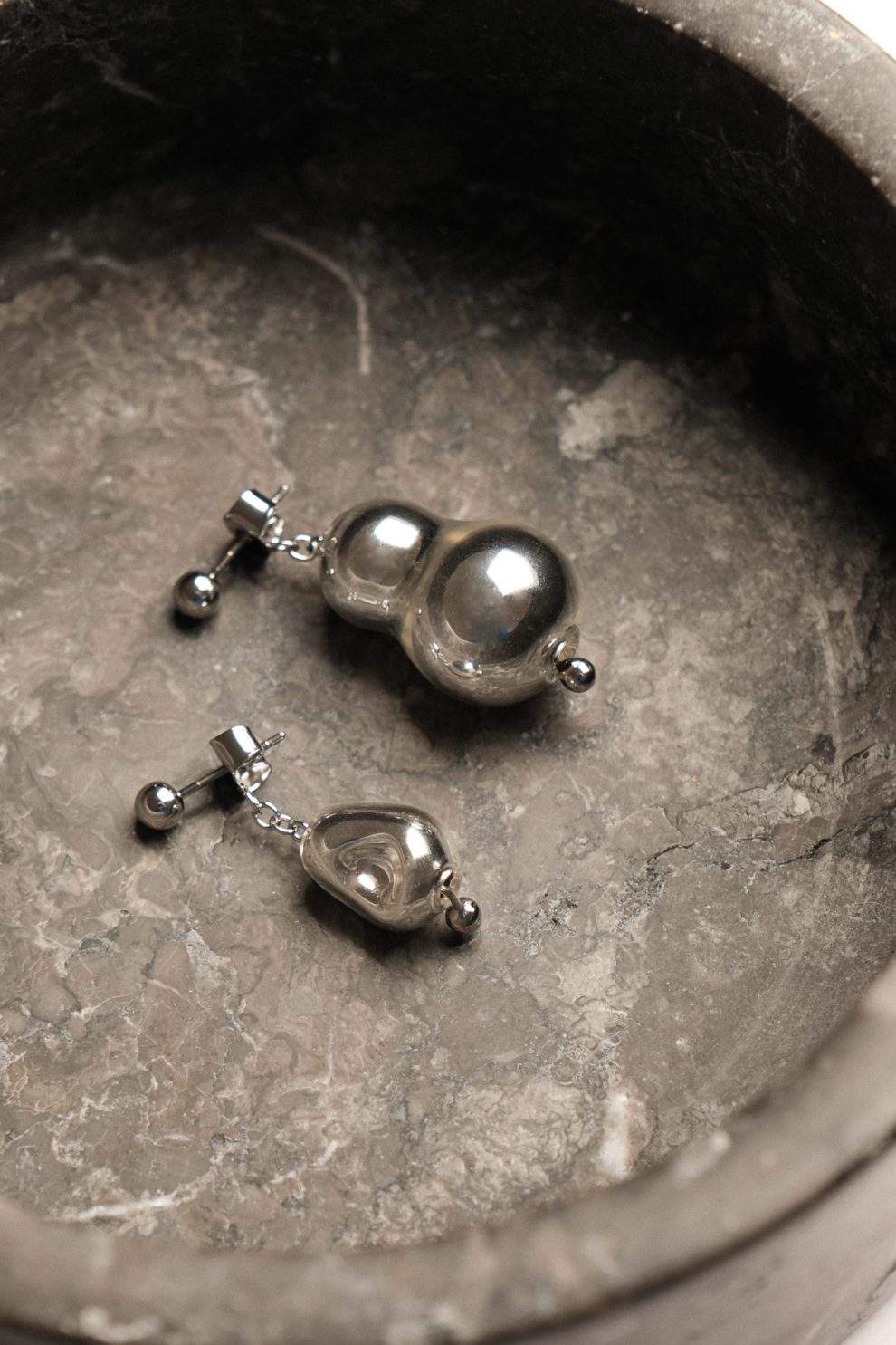 Серьги glass pear