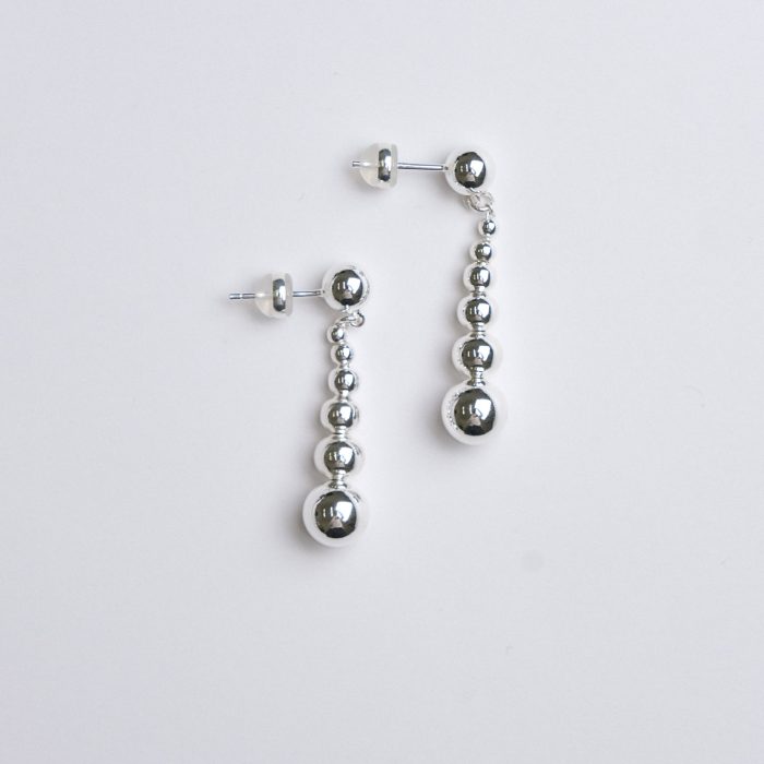 Серьги гвоздики snowman S