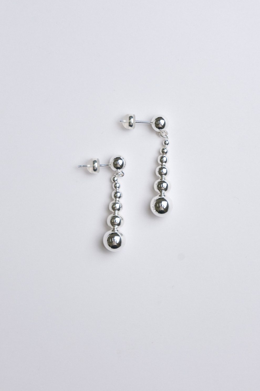 Серьги гвоздики snowman S