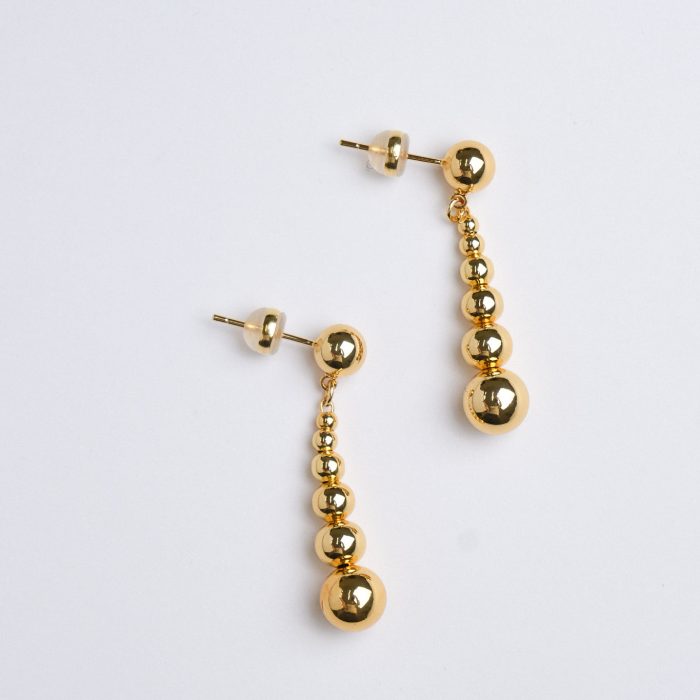 Серьги гвоздики snowman S