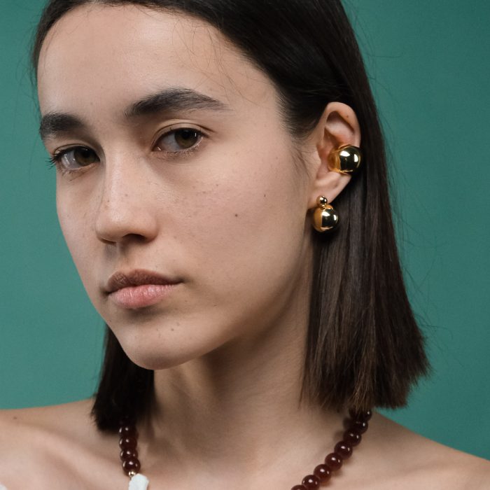 Серьги пуссеты Bubbles