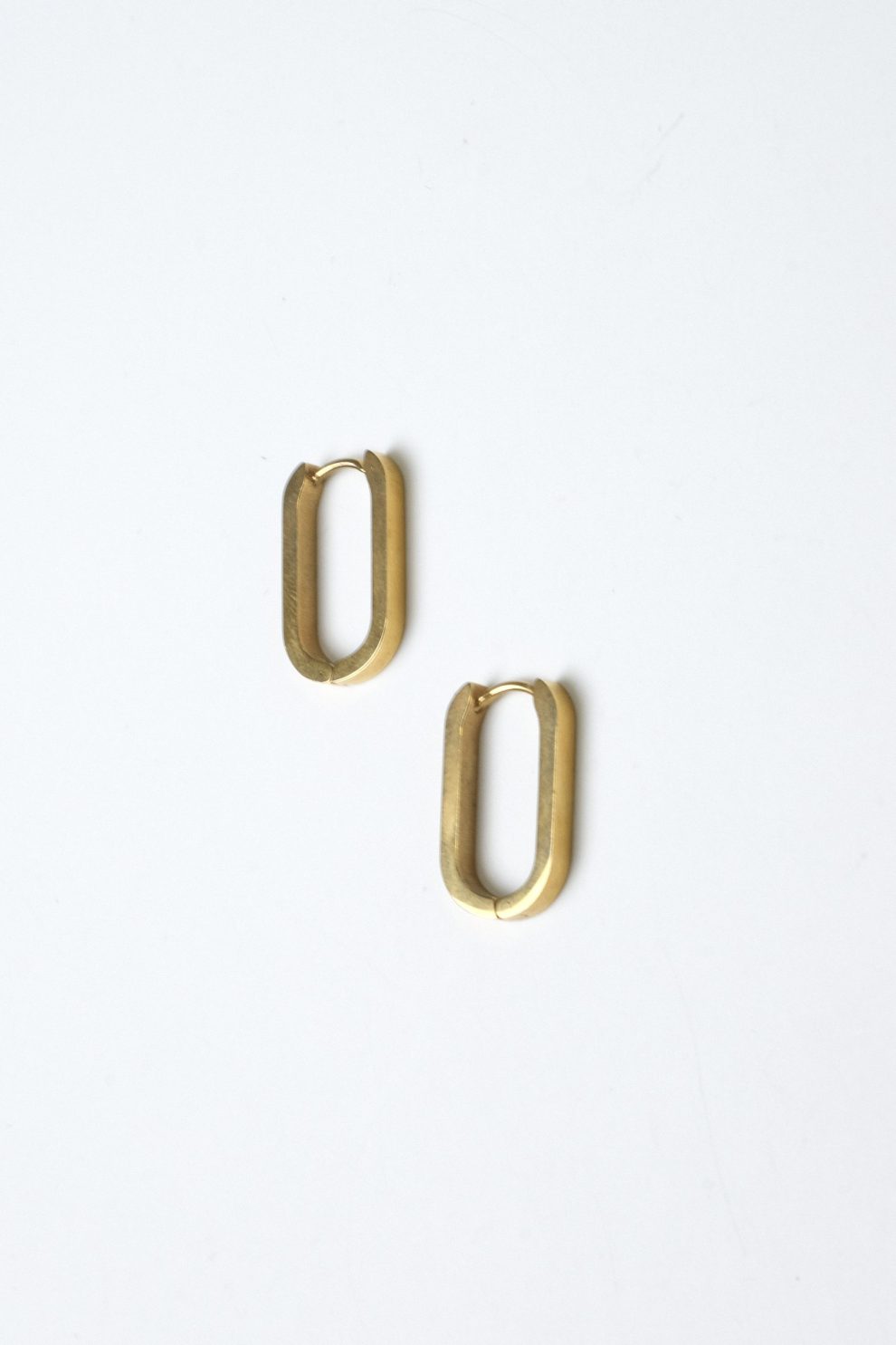 Серьги oval base