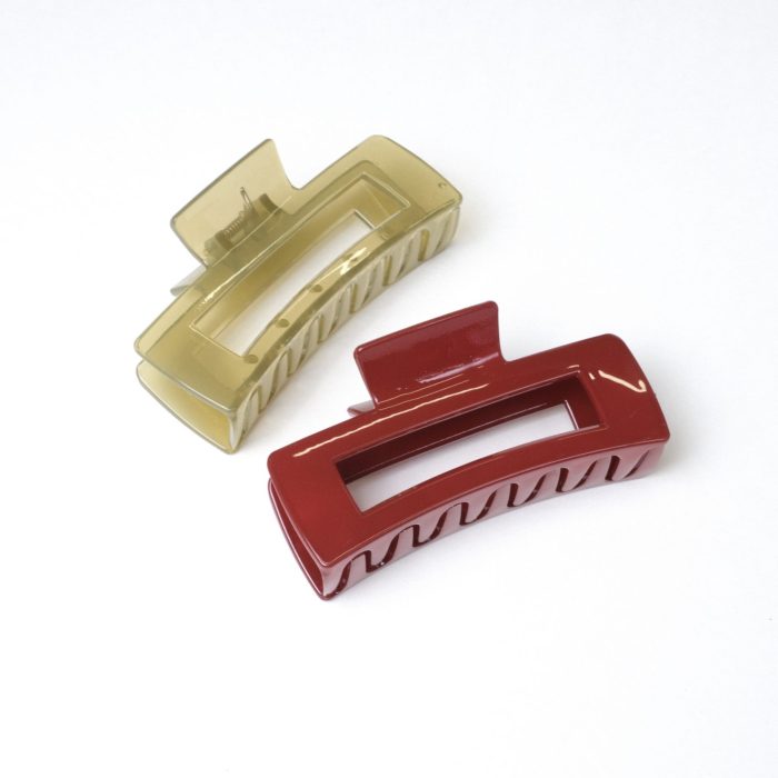 Заколка крабик rectangle S