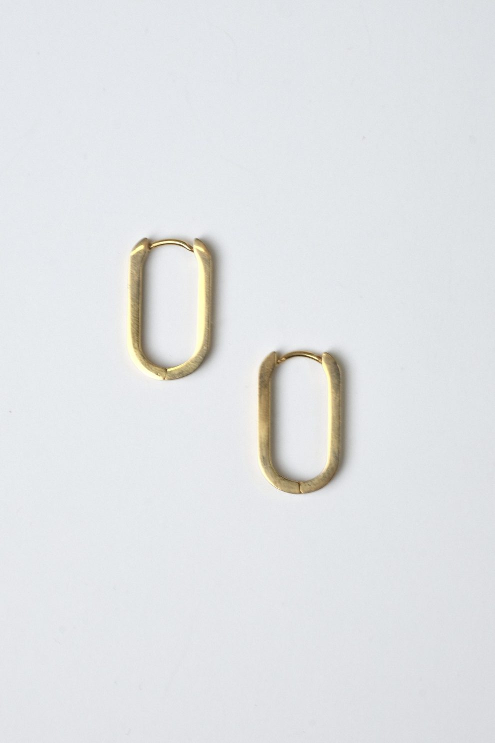 Серьги oval base