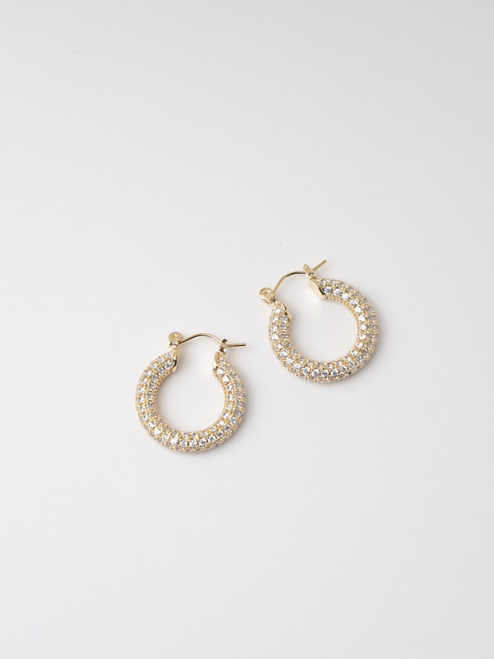 Cерьги с фианитами M