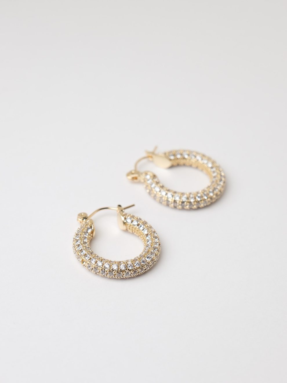 Cерьги с фианитами M