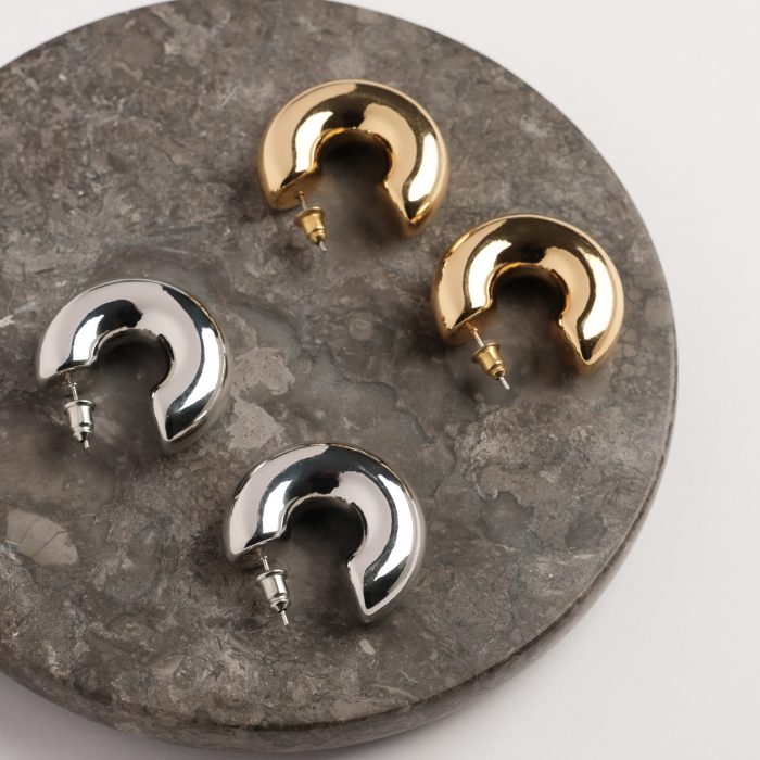 Cерьги полушары MAXI