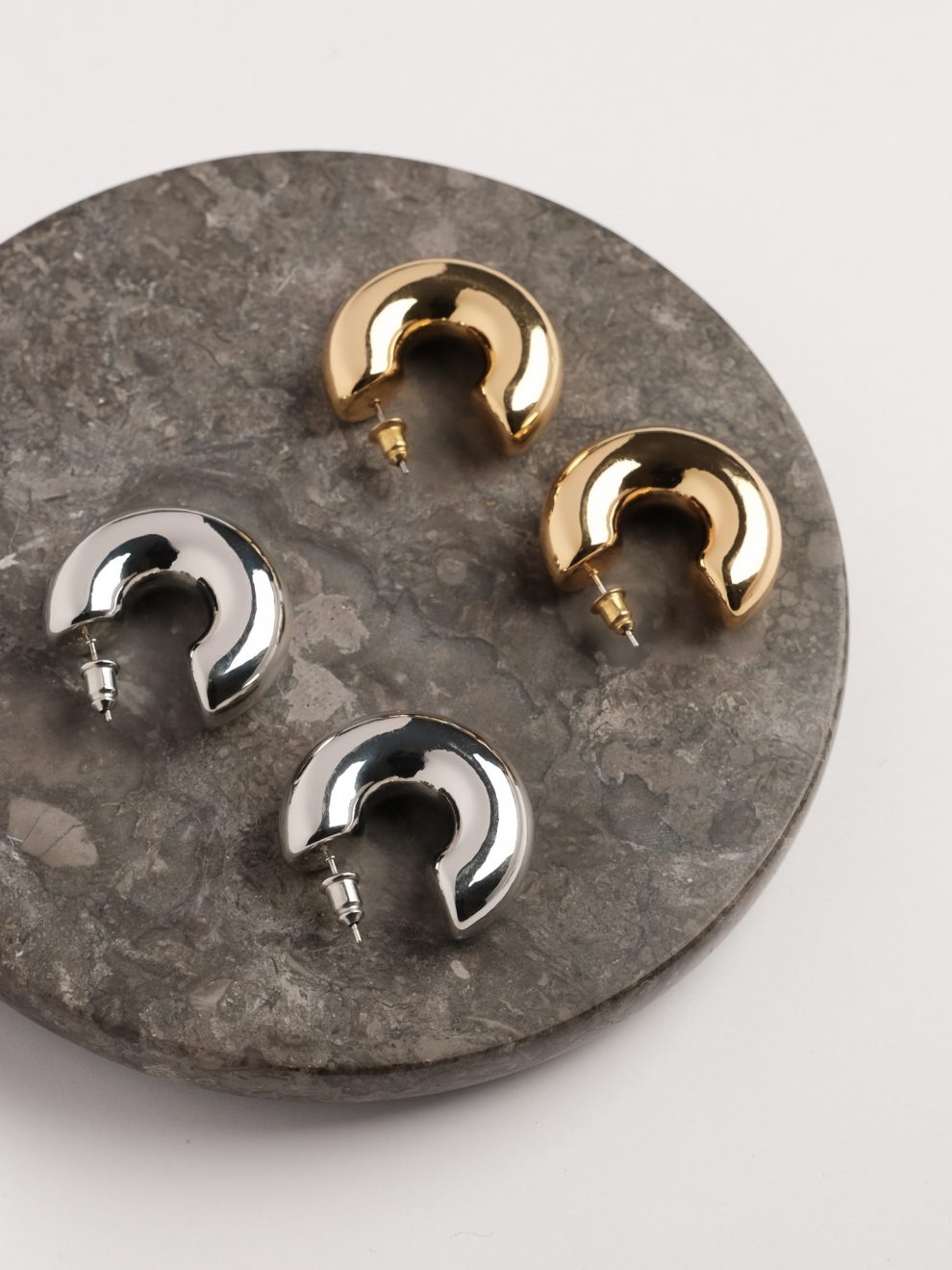 Cерьги полушары MAXI