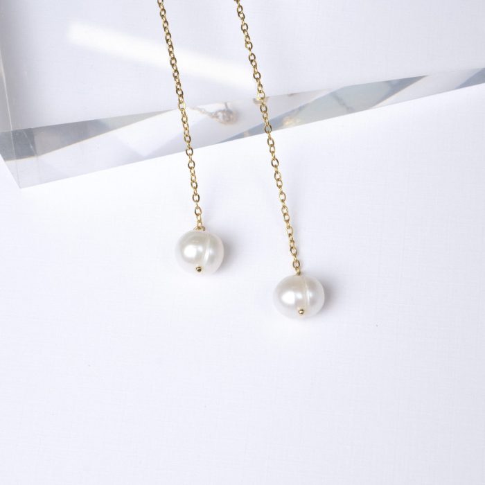 Серьги Classic pearl